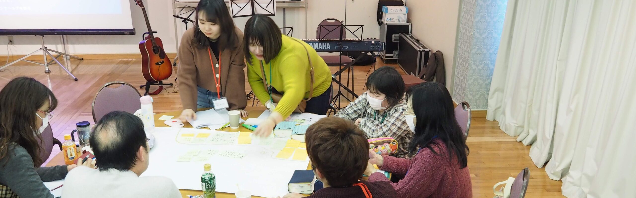 グループディスカッションやワークショップの様子