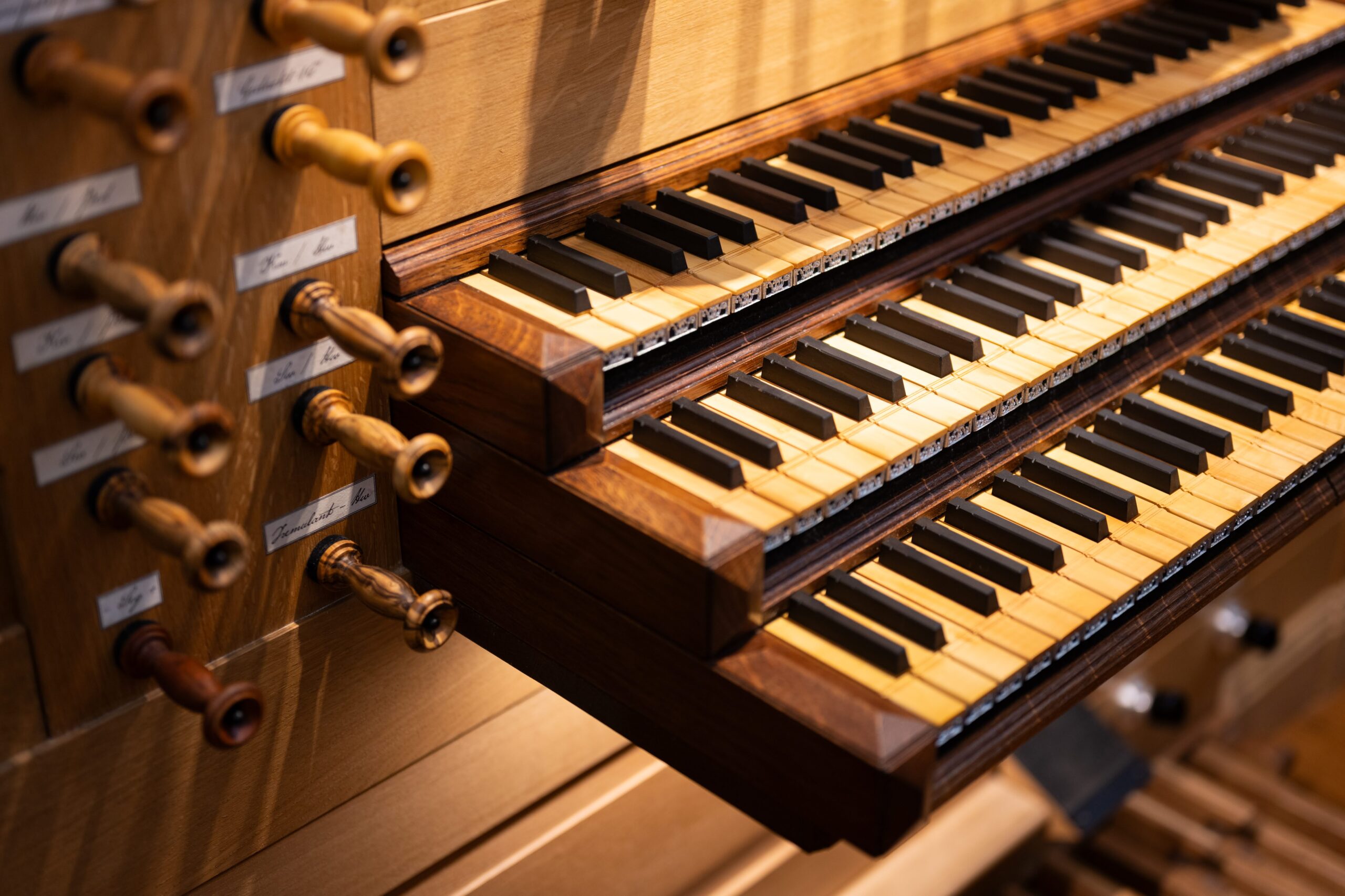 オルガンの鍵盤