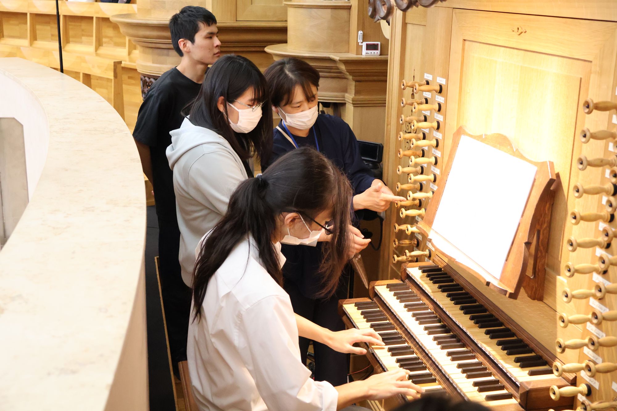 講師による演奏指導