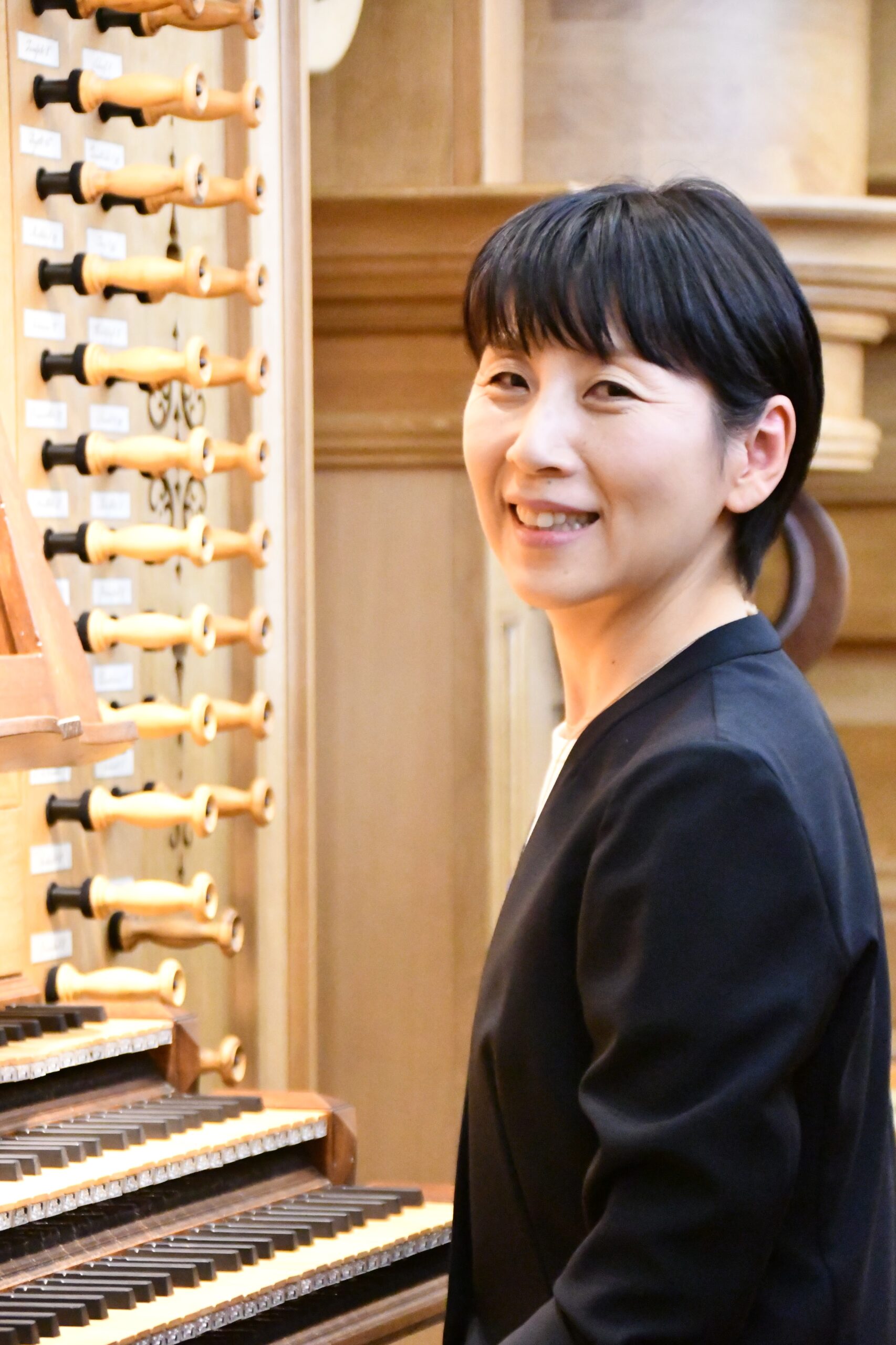 聖学院教会オルガニスト 山田志帆さん